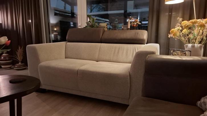 Bankstel set Montel zeer netjes, Huis en Inrichting, Banken | Sofa's en Chaises Longues, Gebruikt, Driepersoons, 200 tot 250 cm