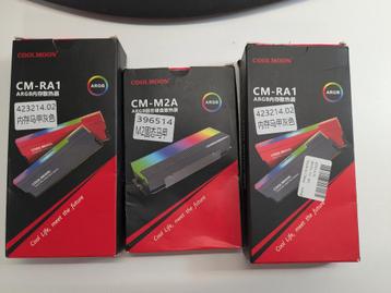 RGB koelers voor M.2 SSD en Geheugen beschikbaar voor biedingen