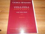 George benjamin - viola viola, Muziek en Instrumenten, Bladmuziek, Klassiek, Ophalen of Verzenden, Zo goed als nieuw, Viool of Altviool