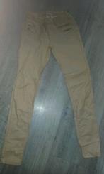 Beige/zandkleurige (nep) leren (lederen) broek, maat 36, Crazy Lover, Overige kleuren, Ophalen of Verzenden, Zo goed als nieuw