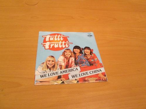Tutti Frutti - We Love America We Love China / Instrumentalt, Cd's en Dvd's, Vinyl Singles, Zo goed als nieuw, Pop, Ophalen of Verzenden