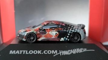 Audi R8 V10 plus Mattlook edition Art Car 1:87 H0 Herpa Pol  beschikbaar voor biedingen