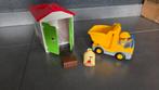 Playmobil 1.2.3 Bouwplaats Set, Ophalen of Verzenden, Zo goed als nieuw, Complete set