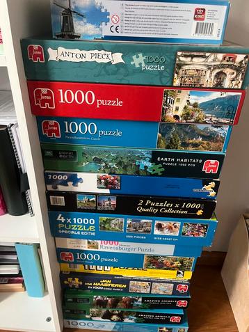 Puzzelcollectie - 1000 Stukjes beschikbaar voor biedingen