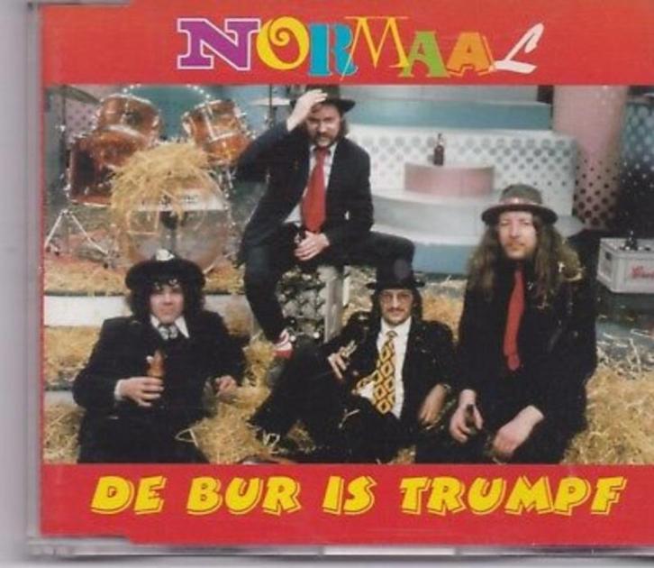 Normaal - De Bur is Trumpf.  Originele CD Single, Cd's en Dvd's, Cd Singles, Nieuw in verpakking, Nederlandstalig, 1 single, Maxi-single