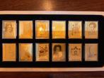 Een verzameling 31 gouden postzegels, Postzegels en Munten, Postzegels | Volle albums en Verzamelingen, Ophalen of Verzenden, Nederland