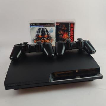 Playstation 3 Slim 160gb + 2 Controllers (2x drift)+ 2 games beschikbaar voor biedingen