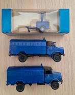 2x THW Vrachtwagen + Aanhanger 1:87, Ophalen of Verzenden, Gebruikt, Overige merken
