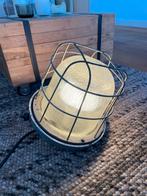 Stoere industriële fabriekslamp staanlamp hanglamp, Ophalen, Gebruikt, Industrieel stoer vintage, Glas