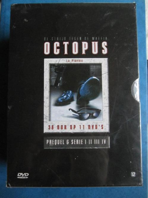 octopus (la piovra) - prequel & Serie 1, 2, 3 en 4 (11 disc), Cd's en Dvd's, Dvd's | Tv en Series, Zo goed als nieuw, Thriller