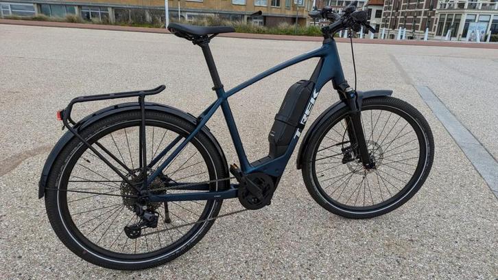 Trek Allant+ 6: Sportieve E-bike, Fietsen en Brommers, Elektrische fietsen, Zo goed als nieuw, Overige merken, 55 tot 59 cm, 50 km per accu of meer