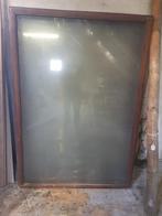 Hardhouten raam kozijn, Doe-het-zelf en Verbouw, Glas en Ramen, Ophalen of Verzenden, Gevelraam of Ruit