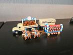 Truck paarden met bierwagen HO spoor trein 1:87, Ophalen of Verzenden, Gebruikt, Gelijkstroom of Wisselstroom, Overige merken