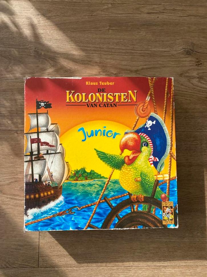 Kolonisten van Catan Junior - Leuk familiespel!, Hobby en Vrije tijd, Gezelschapsspellen | Bordspellen, Gebruikt, Drie of vier spelers