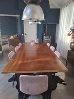 Mooie grote eetkamertafel 2,44x1,10, Huis en Inrichting, Ophalen, Gebruikt, 100 tot 150 cm, 200 cm of meer
