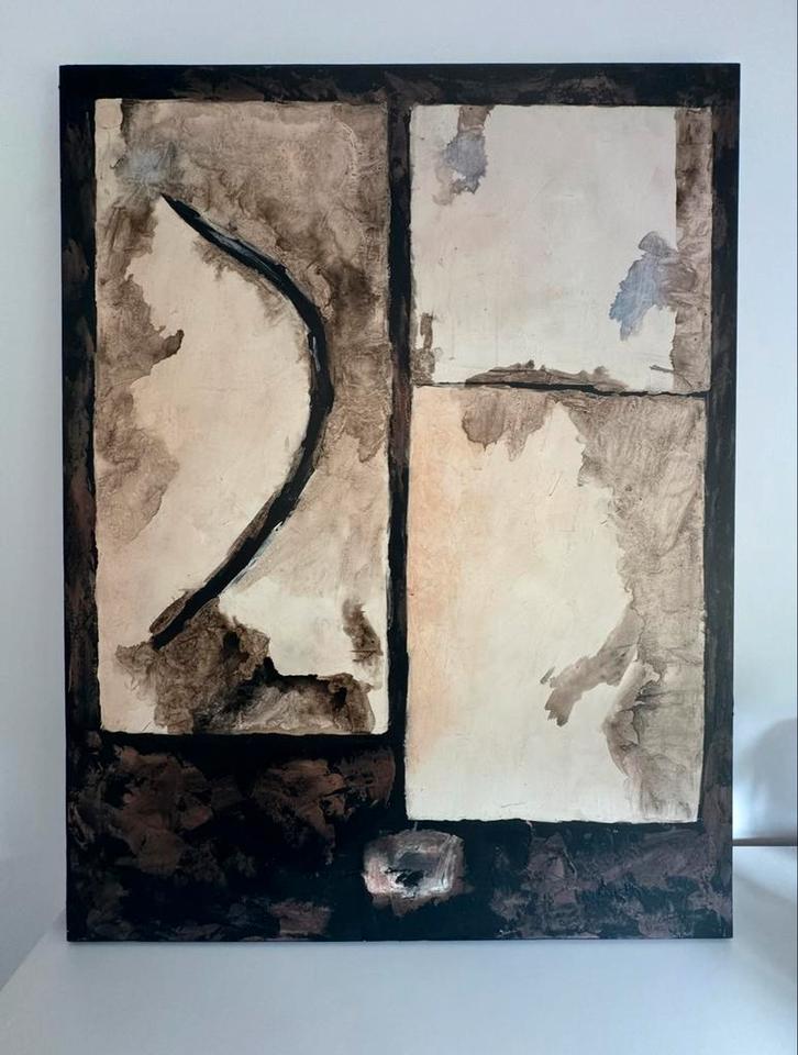 Cobra Art Company - Schilderij, Antiek en Kunst, Kunst | Schilderijen | Abstract, Ophalen of Verzenden