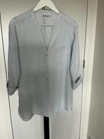 Linnen blouse, Cotton Club, maat L, Blauw, Maat 42/44 (L), Ophalen of Verzenden, Zo goed als nieuw