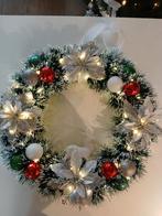 Handgemaakte kerst deurkrans 35 cm, Ophalen of Verzenden, Nieuw
