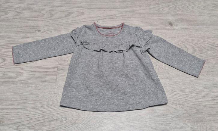 Glitter shirt met lange mouwen maat 80 kerstshirt, Kinderen en Baby's, Babykleding | Maat 80, Zo goed als nieuw, Meisje, Shirtje of Longsleeve