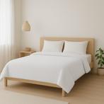 Dekbed en overtrek in 1 Mousseline Wit nu 50% Korting, Verzenden, Wit, Deken of Dekbed, Nieuw