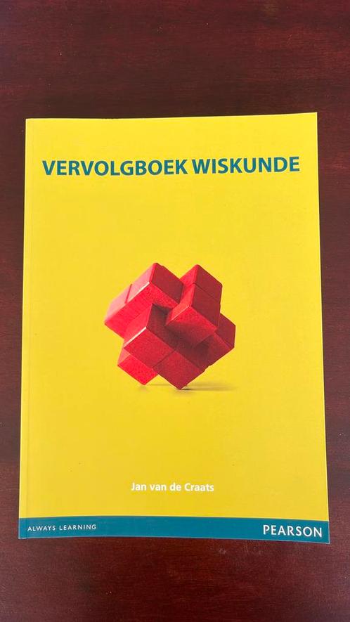 Jan van de Craats - Vervolgboek Wiskunde, Boeken, Studieboeken en Cursussen, Zo goed als nieuw, Overige niveaus, Beta, Ophalen of Verzenden