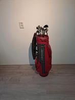 Golftas met golfclubs spalding en dunlop, Sport en Fitness, Golf, Ophalen of Verzenden, Zo goed als nieuw