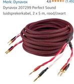 Dynavox 4x2,5mm2  speaker kabels, Ophalen of Verzenden, Nieuw, Minder dan 2 meter, Luidsprekerkabel