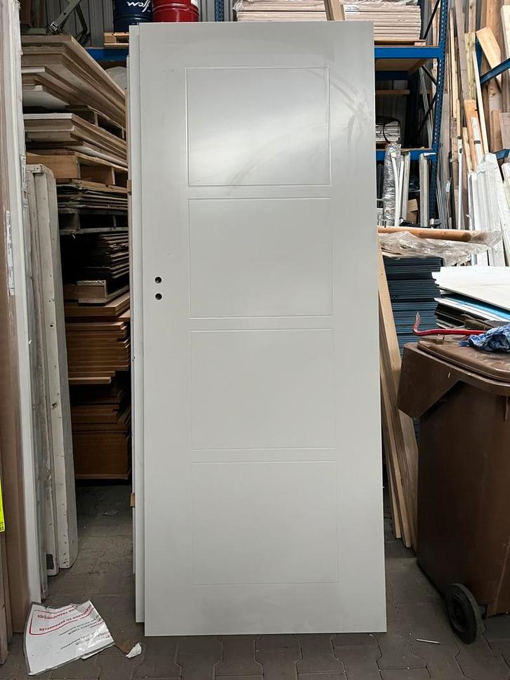 Binnendeur rechtdraaiend stomp 232 x 90, Doe-het-zelf en Verbouw, Deuren en Horren, Zo goed als nieuw, Binnendeur, 215 cm of meer