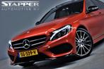 Mercedes-Benz C-Klasse Estate 180 157pk Automaat AMG-Line Or, Auto's, Mercedes-Benz, Automaat, Achterwielaandrijving, Leder en Stof