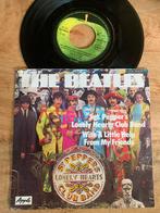 The Beatles 3 tracks single Sgt. Pepper’s lonely hearts club, Cd's en Dvd's, Vinyl Singles, Ophalen of Verzenden, Gebruikt, Pop