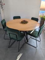 Eikenhouten eettafel, Huis en Inrichting, Tafels | Eettafels, Ophalen, Zo goed als nieuw, 100 tot 150 cm, 100 tot 150 cm