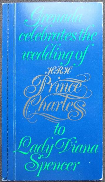 Postzegelboekje Grenada– Royal wedding   Gebonden  beschikbaar voor biedingen