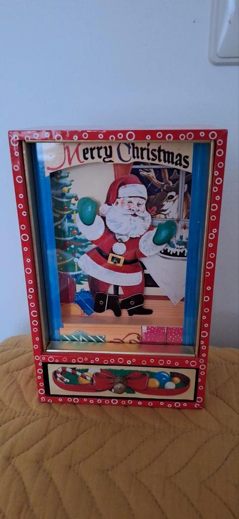 Oude speeldoos dansende kerstman, Diversen, Kerst, Ophalen of Verzenden