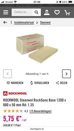 Rockwood steenwol 1200x600x50 10 pak, Doe-het-zelf en Verbouw, Isolatie en Afdichting, Ophalen of Verzenden, Zo goed als nieuw
