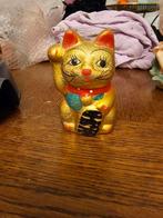 Gouden Maneki Neko Spaarpot, Ophalen of Verzenden