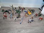 Grote set Schleich met veel ridders en paarden, Ophalen of Verzenden, Zo goed als nieuw