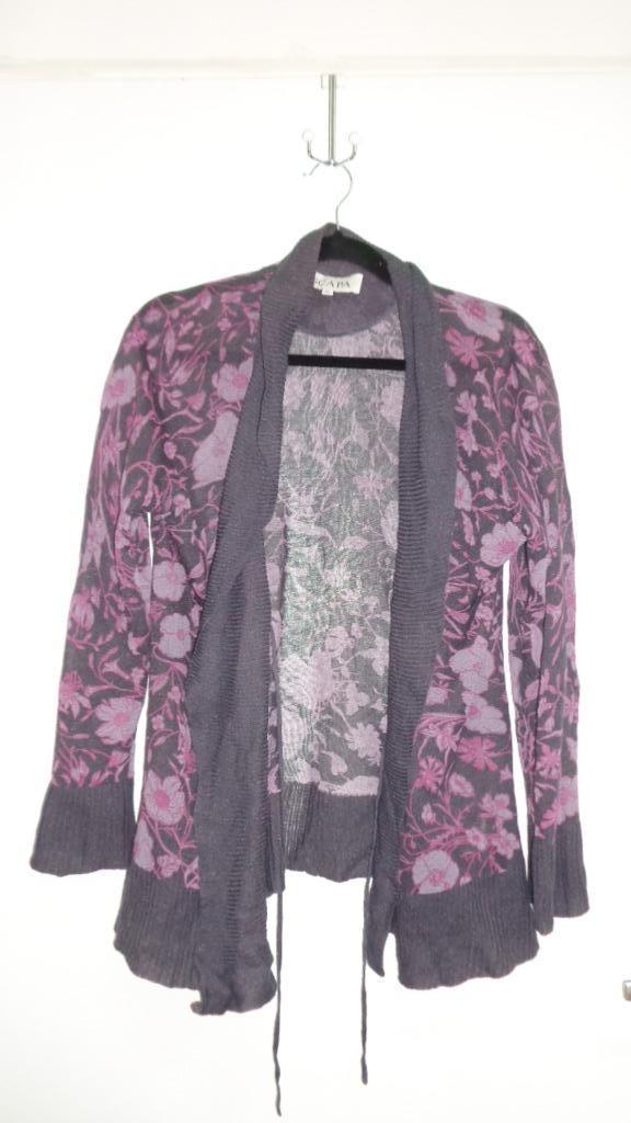 Scapa vest, maat XL, grijs donkerpaars, Kleding | Dames, Truien en Vesten, Zo goed als nieuw, Maat 46/48 (XL) of groter, Grijs