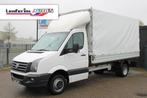 Volkswagen Crafter 2.0 TDI 163 pk Pick Up met Huif / Open La, Auto's, Euro 5, Gebruikt, Zwart, 4 cilinders