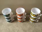 Arcopal Lotus France 9 thee/koffie kopjes, Huis en Inrichting, Keuken | Servies, Ophalen of Verzenden, Overige stijlen, Kop(pen) en/of Schotel(s)