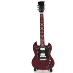 Angus Young ACDC miniatuur gitaar van hout 25cm mini guitar