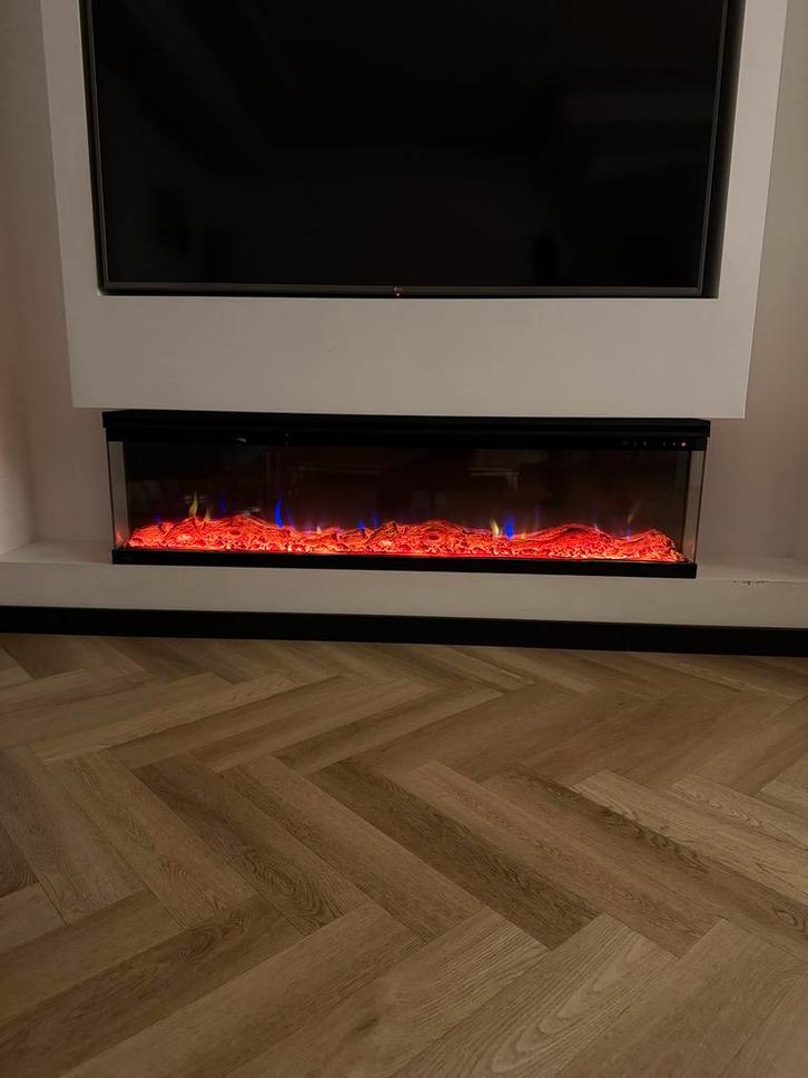 Moderne Mountainsvlame sierhaard, Huis en Inrichting, Haarden, Zo goed als nieuw, Elektrische haard, Ophalen of Verzenden