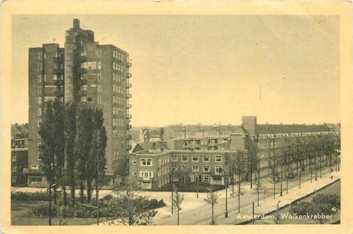 (304-052-033) Amsterdam Wolkenkrabber, Verzamelen, Ansichtkaarten | Nederland, Noord-Holland, Verzenden