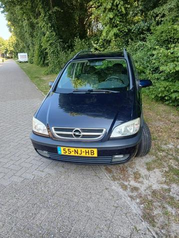 Opel Zafira 1.8 16V AUT 2003 Blauw 7 persoons /Nwe APK beschikbaar voor biedingen