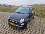 Fiat 500 0.9 Twinair 2011 Zwart apk 23.01.2027, Auto's, Voorwielaandrijving, Origineel Nederlands, 24 km/l, Handgeschakeld