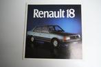 Folder Renault 18 (1979) (39), Ophalen of Verzenden, Nieuw, Renault