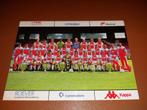 ajax elftalkaart 1987-1988 met Johan cruyff, Verzamelen, Ophalen of Verzenden, Ajax, Poster, Plaatje of Sticker