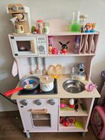 Roze keuken, Kinderen en Baby's, Speelgoed | Speelkeukens, Ophalen of Verzenden, Zo goed als nieuw, Hout