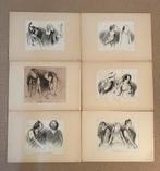 6 originele litho’s DAUMIER ca. 1840, Ophalen