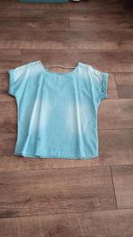 leuke licht blauwe object blouse 36, Ophalen of Verzenden, Nieuw, Maat 36 (S), Blauw