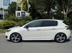Peugeot 308 1.2 130PK GT-line•Pano•Trekhaak, Voorwielaandrijving, Gebruikt, Euro 6, Wit